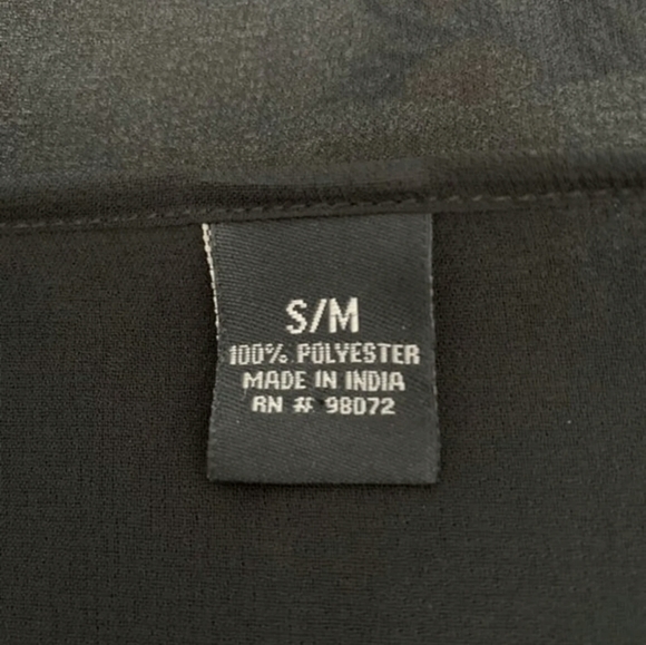 Women's S/M sheer black blouse - Picture 7 of 7